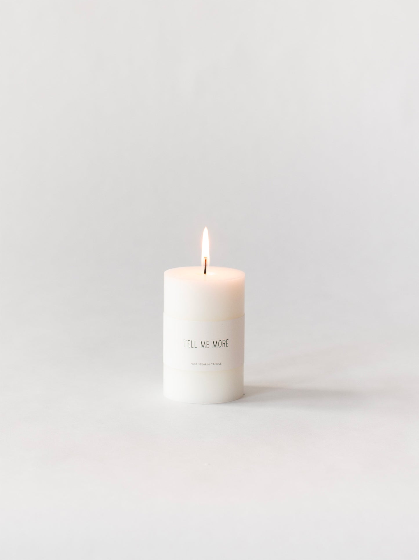 Stearin Pillar Candle - Small