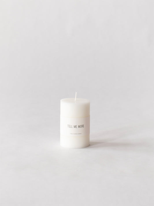 Stearin Pillar Candle - Small
