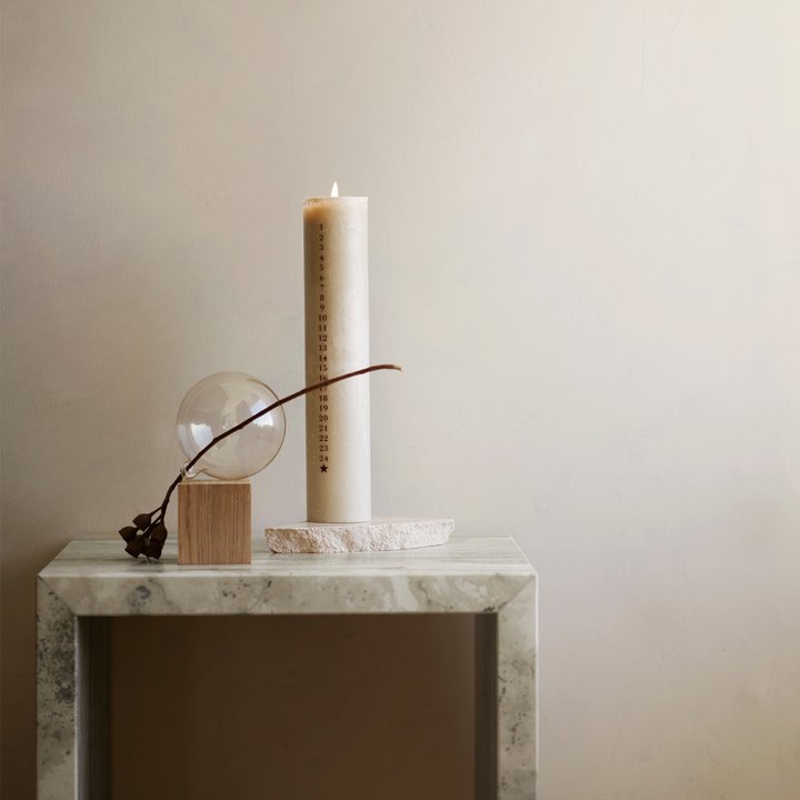 Advent Stearin candle