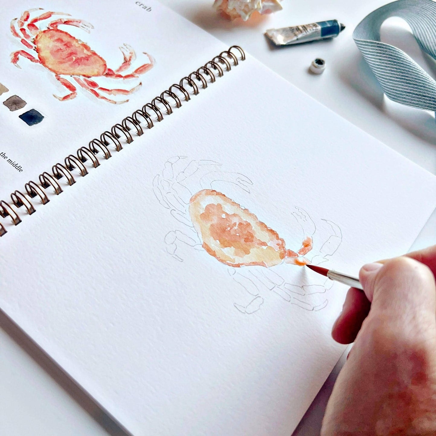 Seaside Watercolour Workbook