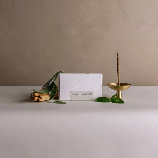 Mini White Sage Hand-Rolled Incense | 30 Sticks