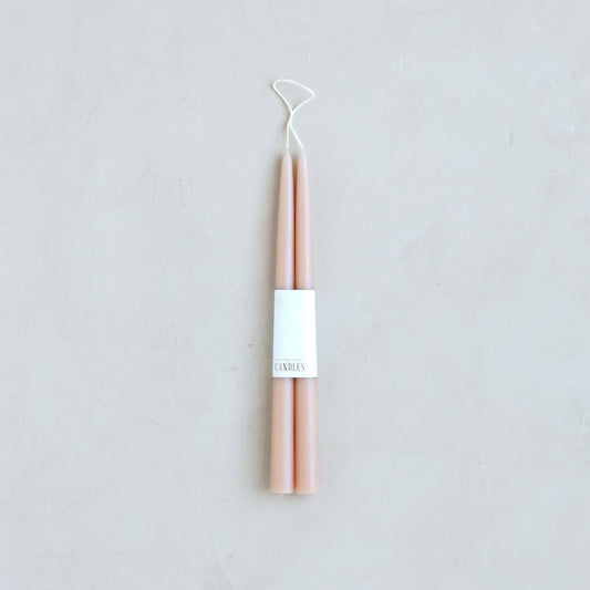 12" Dipped Taper Candles - Spring