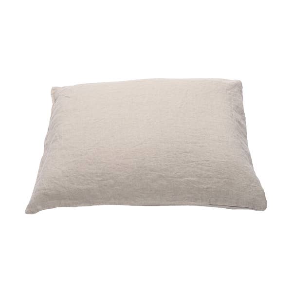 Natural Stone Washed Linen Pillow Case - Queen