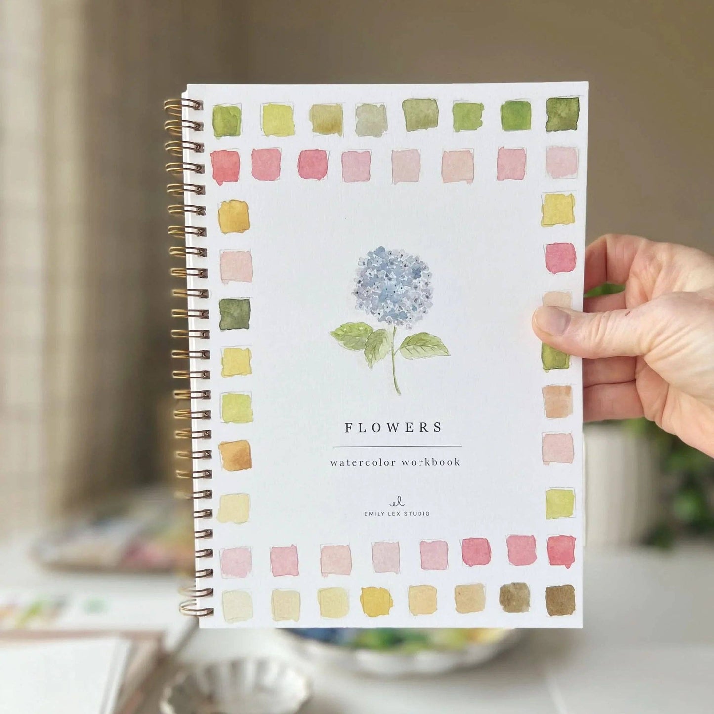 Flowers Watercolour Workbook