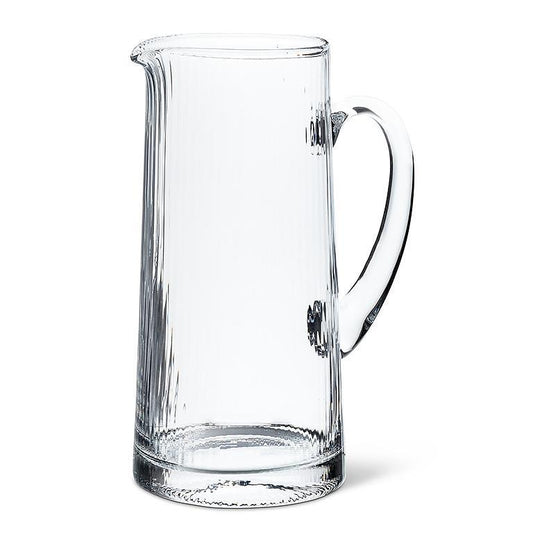 Fluted Glass Jug