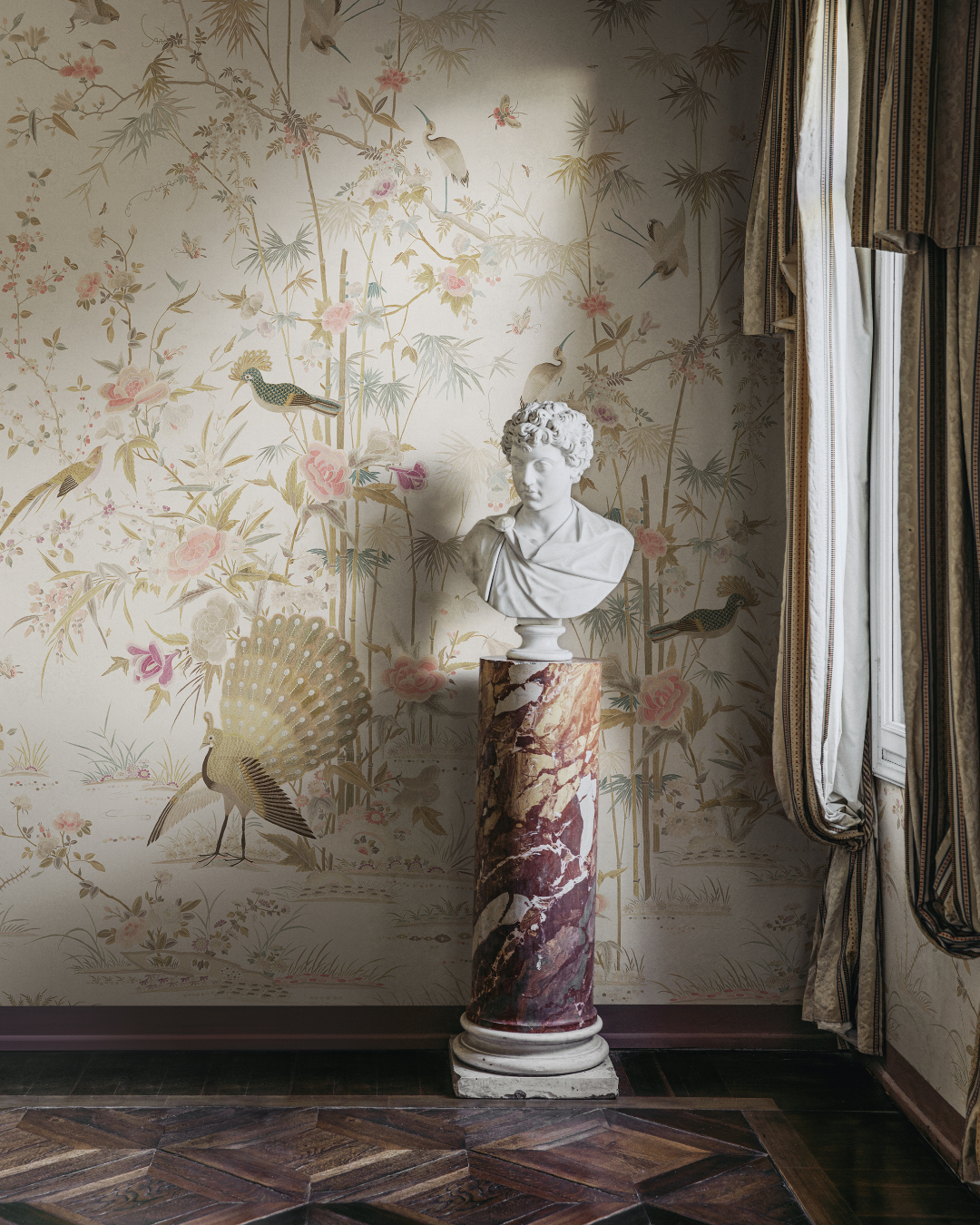 Chinoiserie Garden, Eggshell