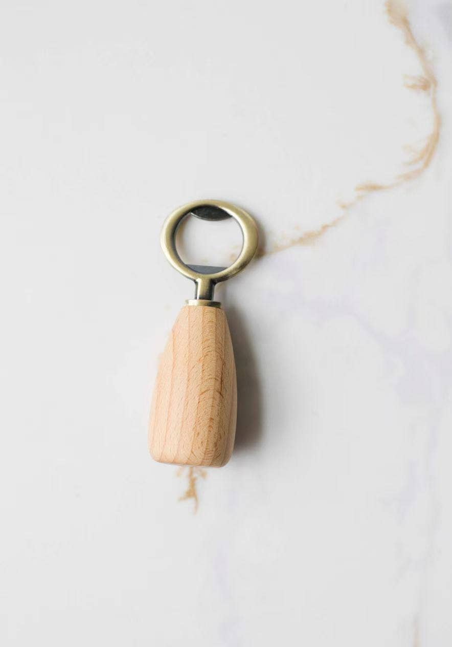 vintage wooden bottle opener