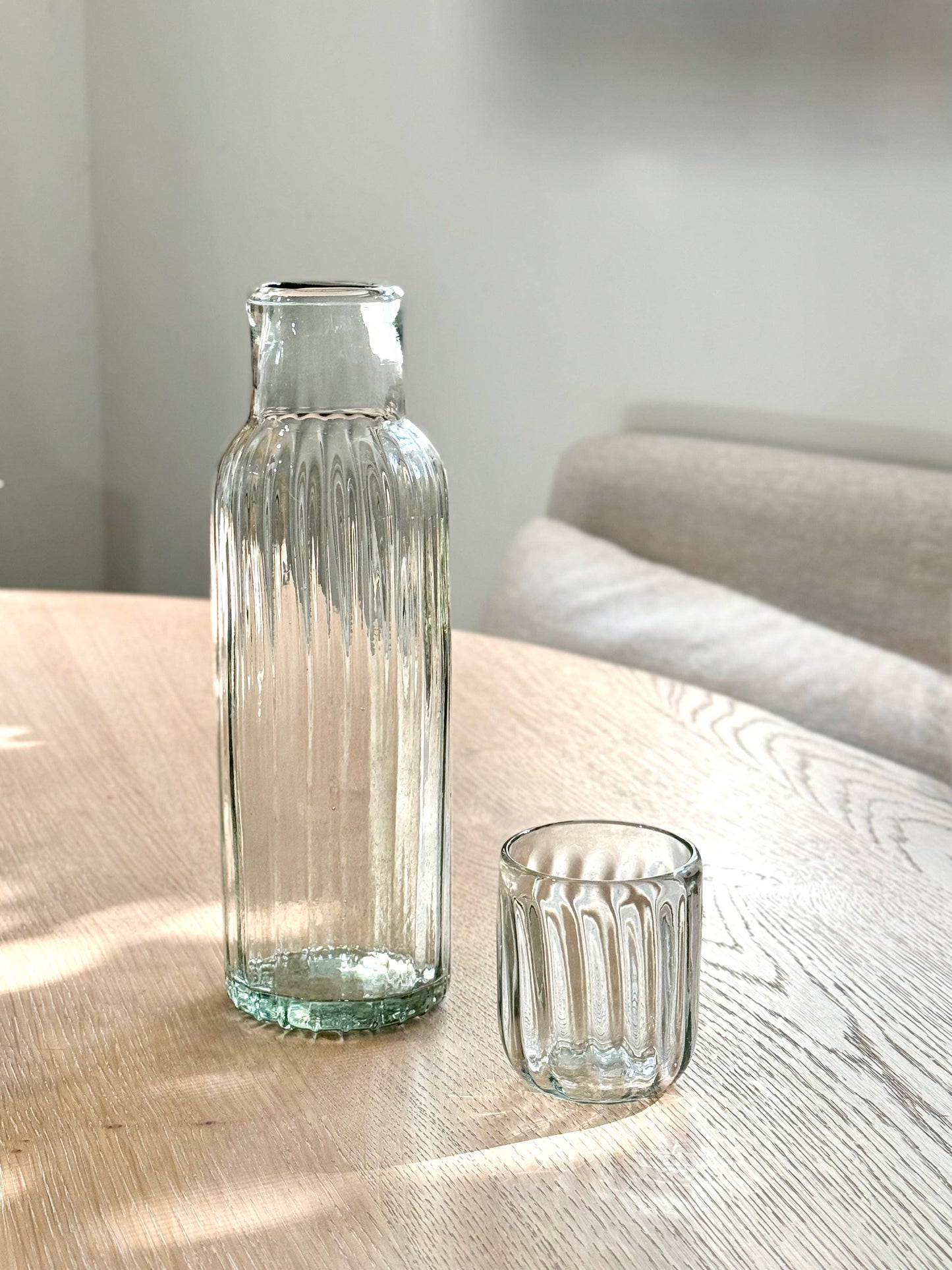 Fluted Tall Carafe Set