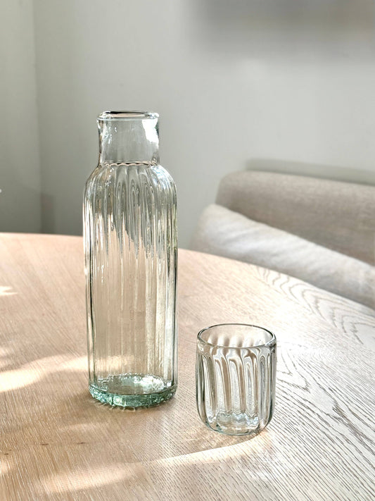 Fluted Tall Carafe Set