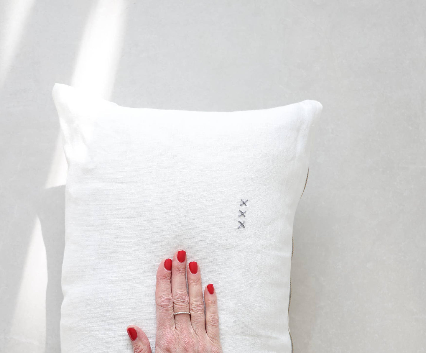 XXX Linen Lumbar Pillow