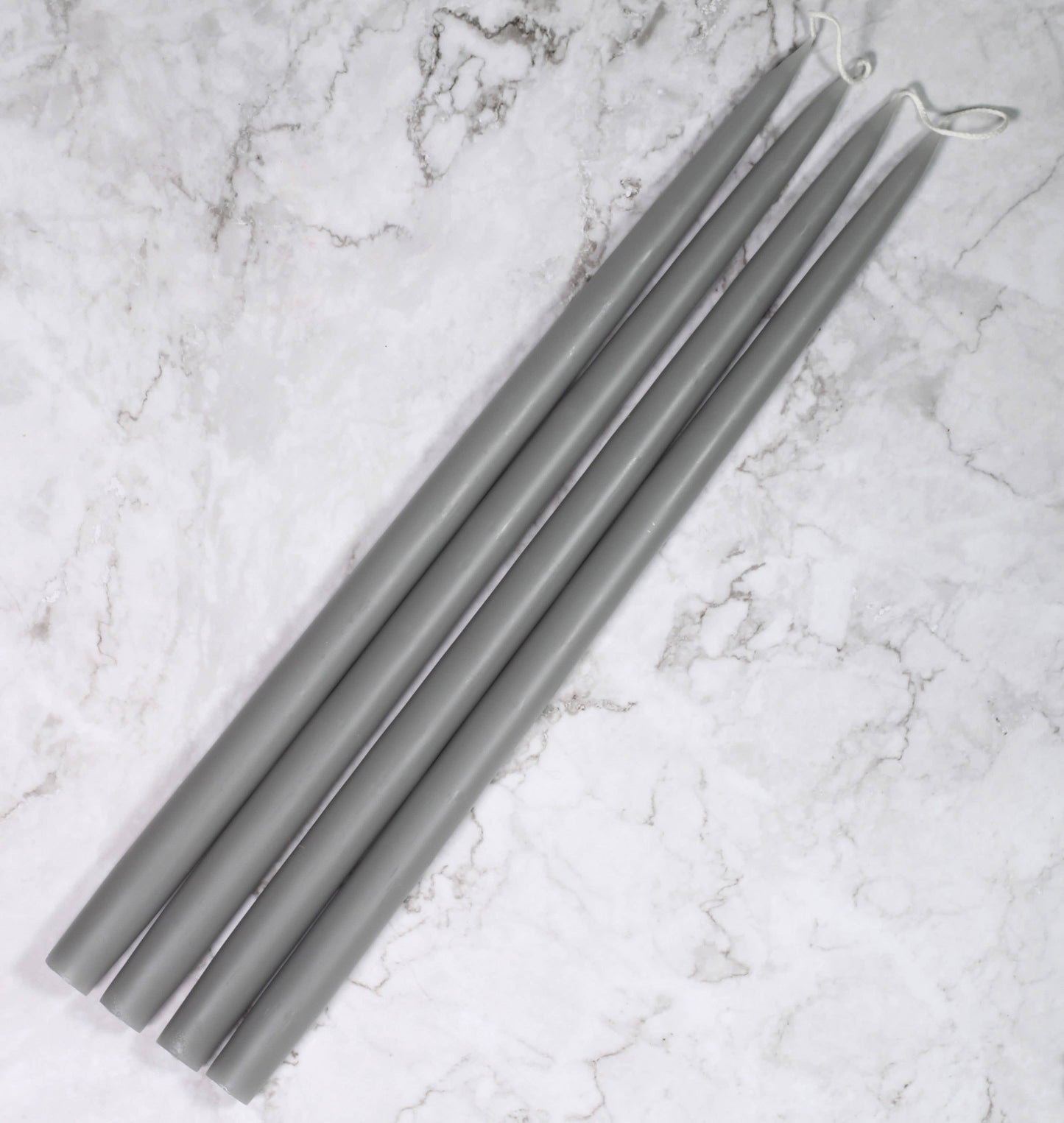 Light Grey Danish Taper Candle - 18"