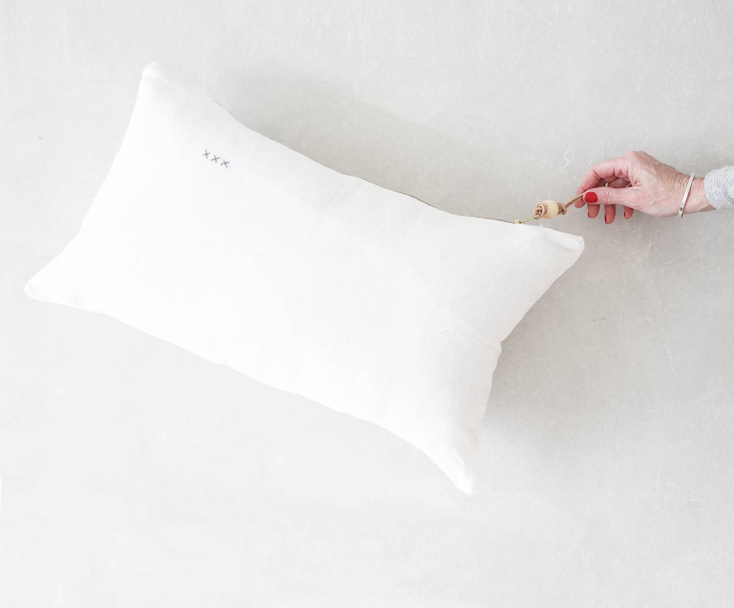 XXX Linen Lumbar Pillow