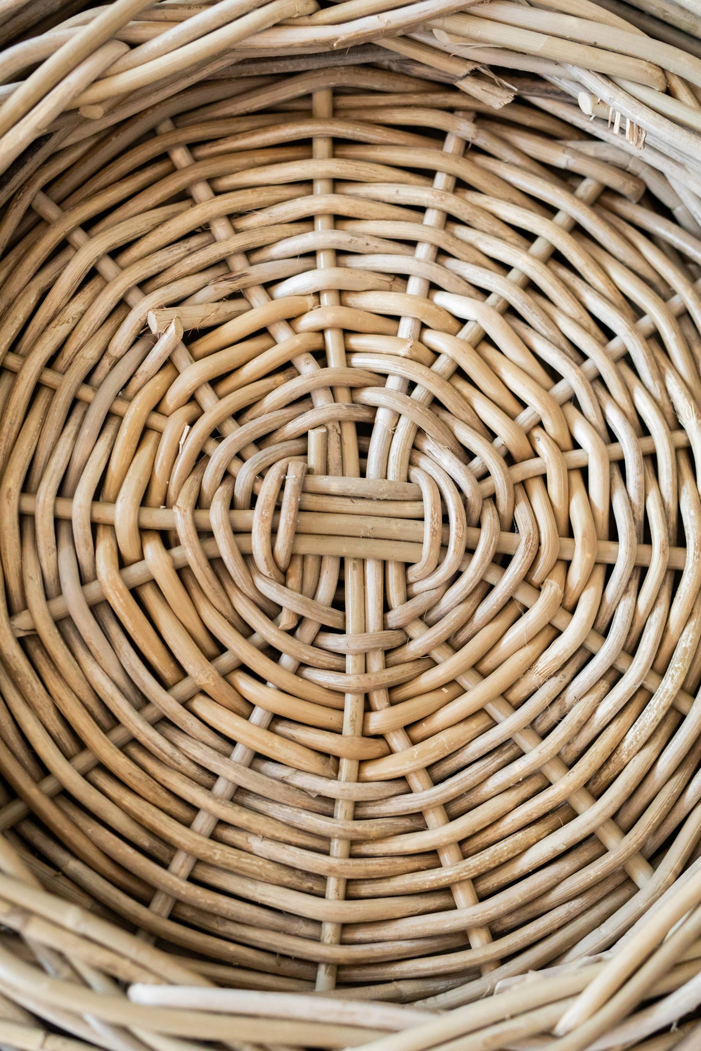 Rattan Round Tray