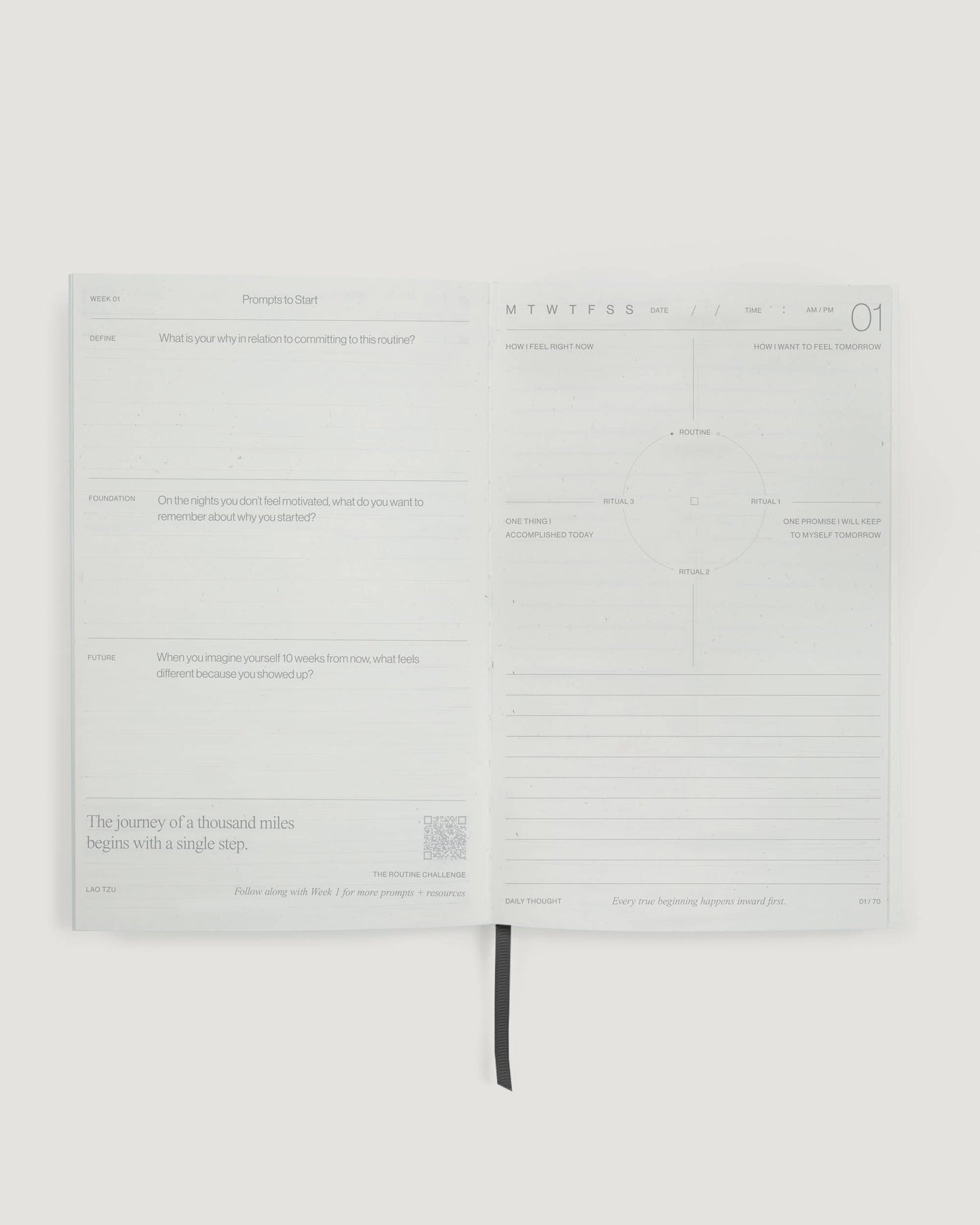 night routine journal