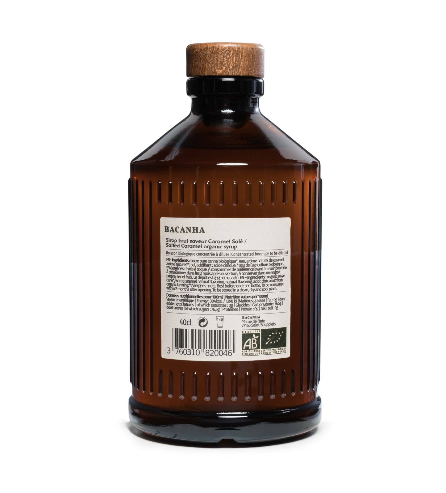Organic Raw Salted Caramel Syrup