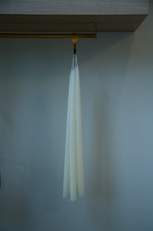 Off White Danish Taper Candle - 18"