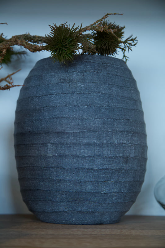 Organic Vase 03 - Smoke Grey