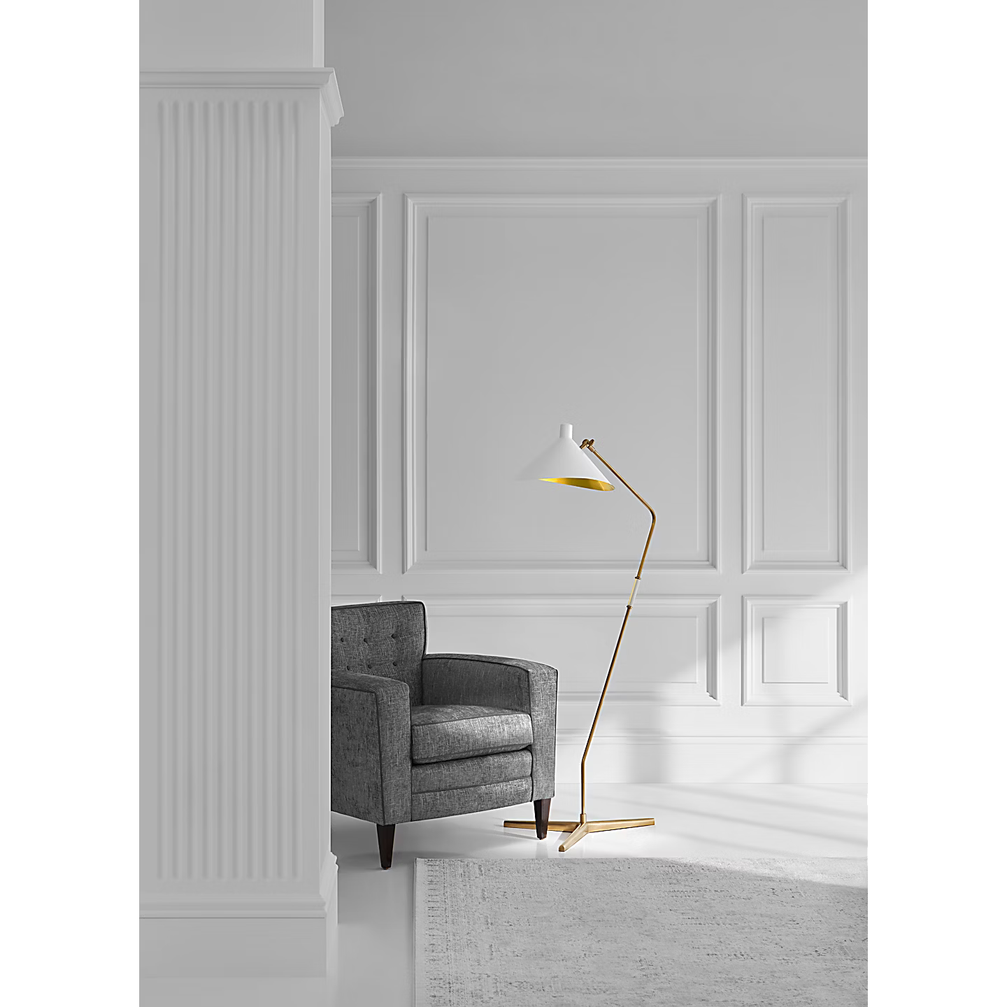 Mayotte Large Offset Floor Lamp