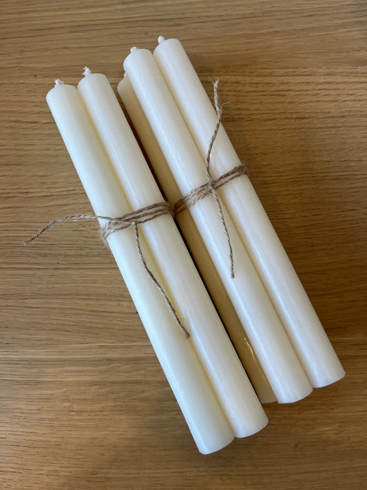 Ivory Dinner Candle Set Of 4