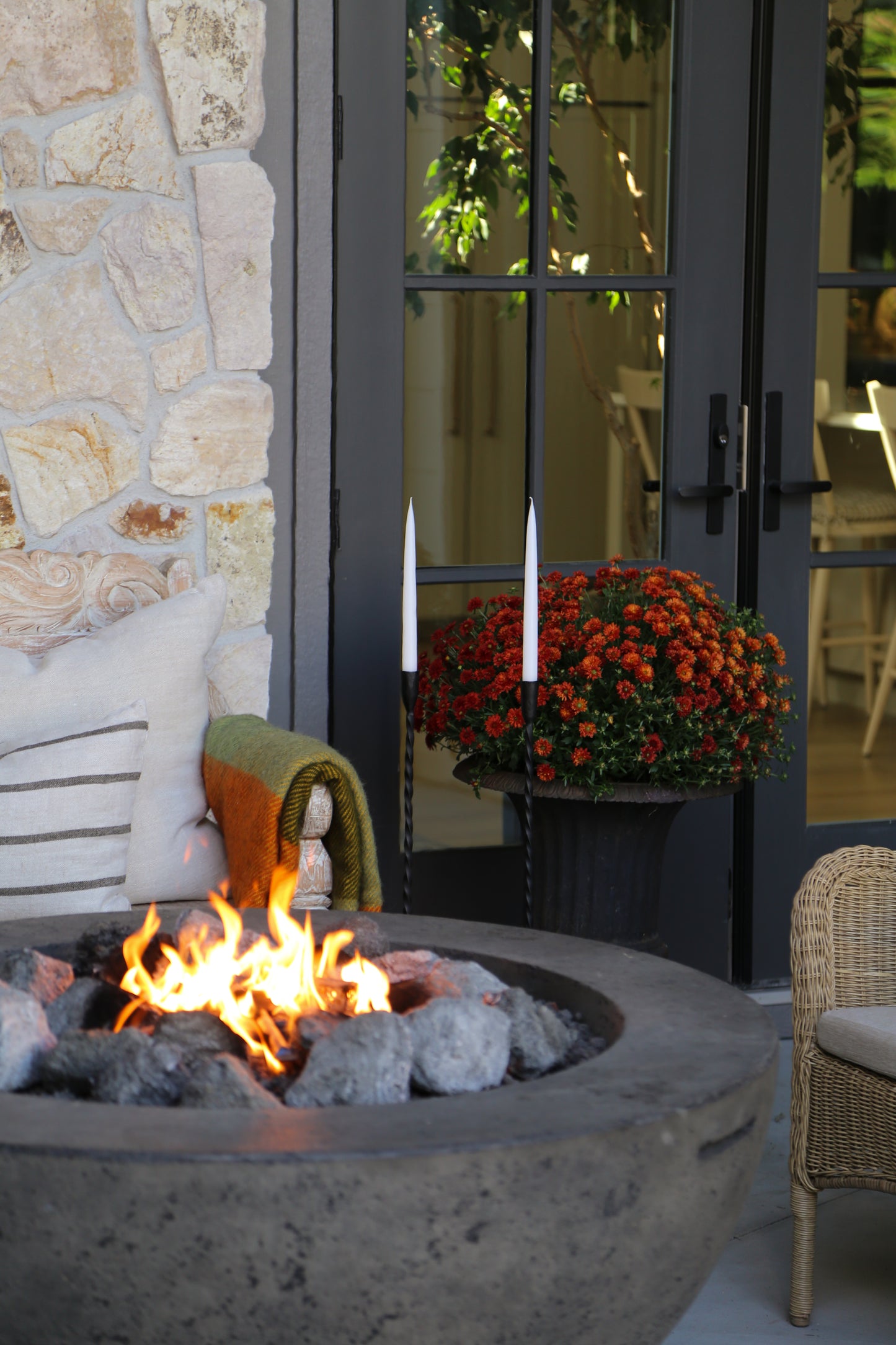 Twist Floor Candle Holder - 80 cm