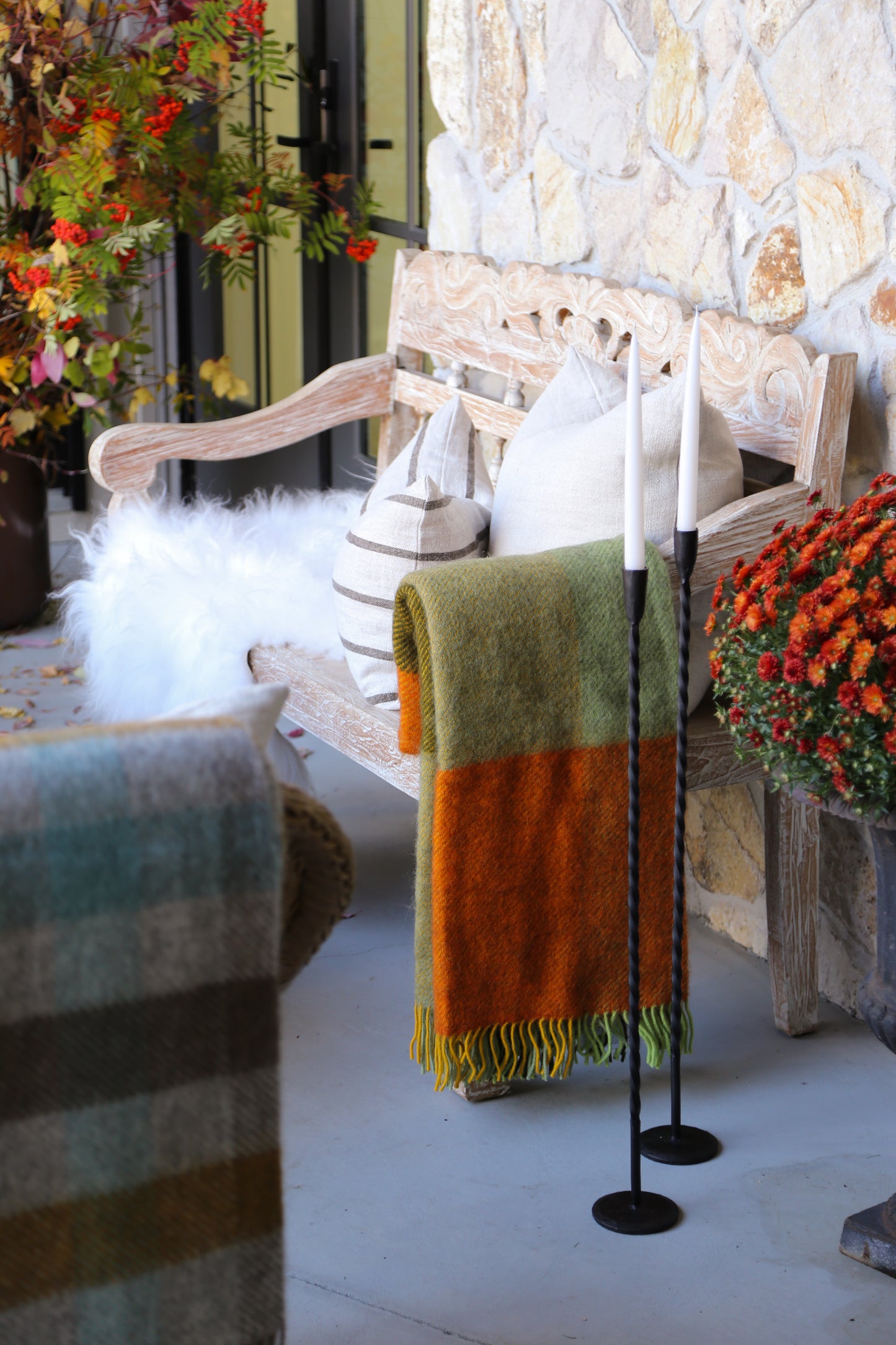 Twist Floor Candle Holder - 80 cm