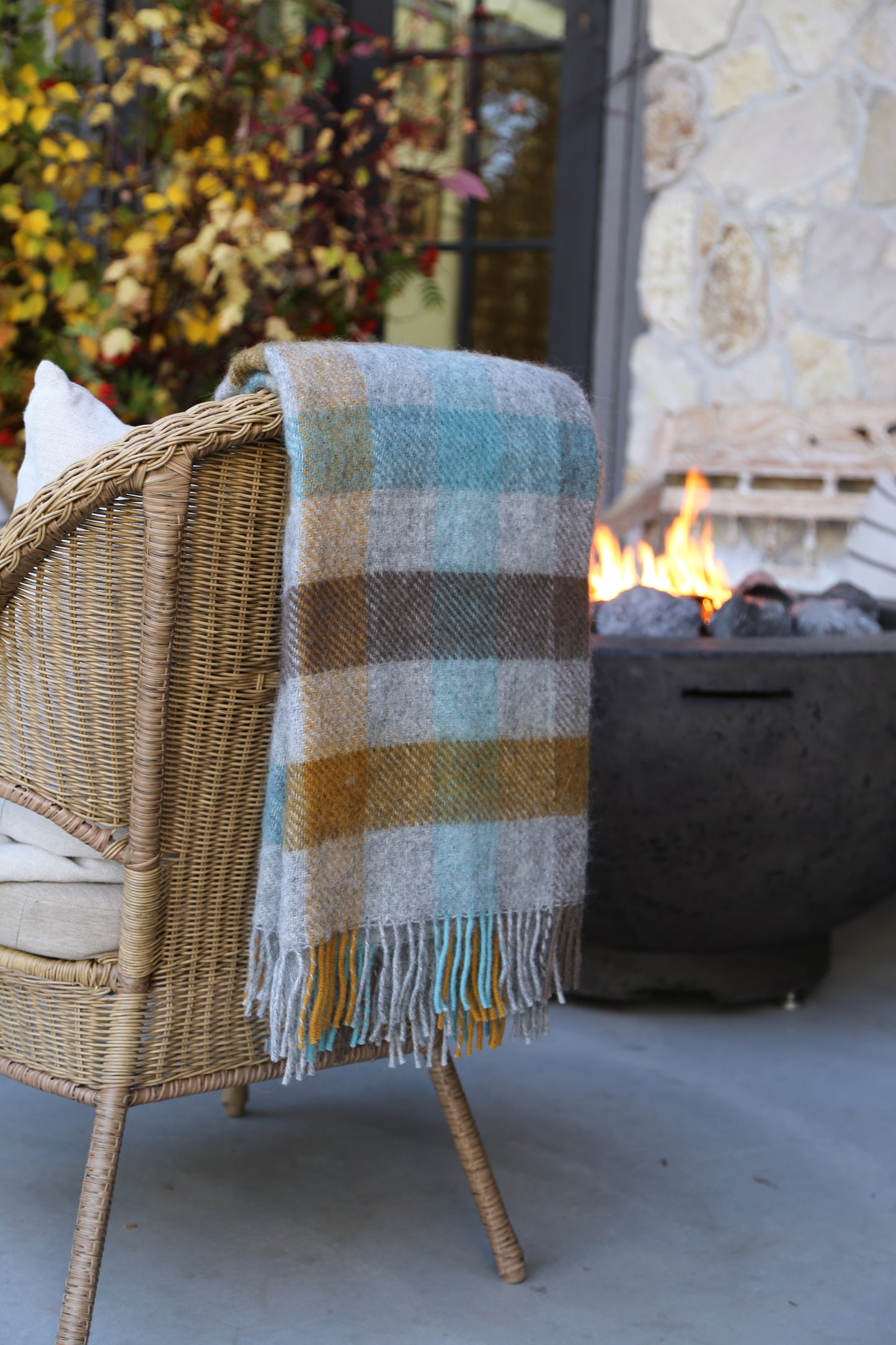 Gotland Throw Turquoise