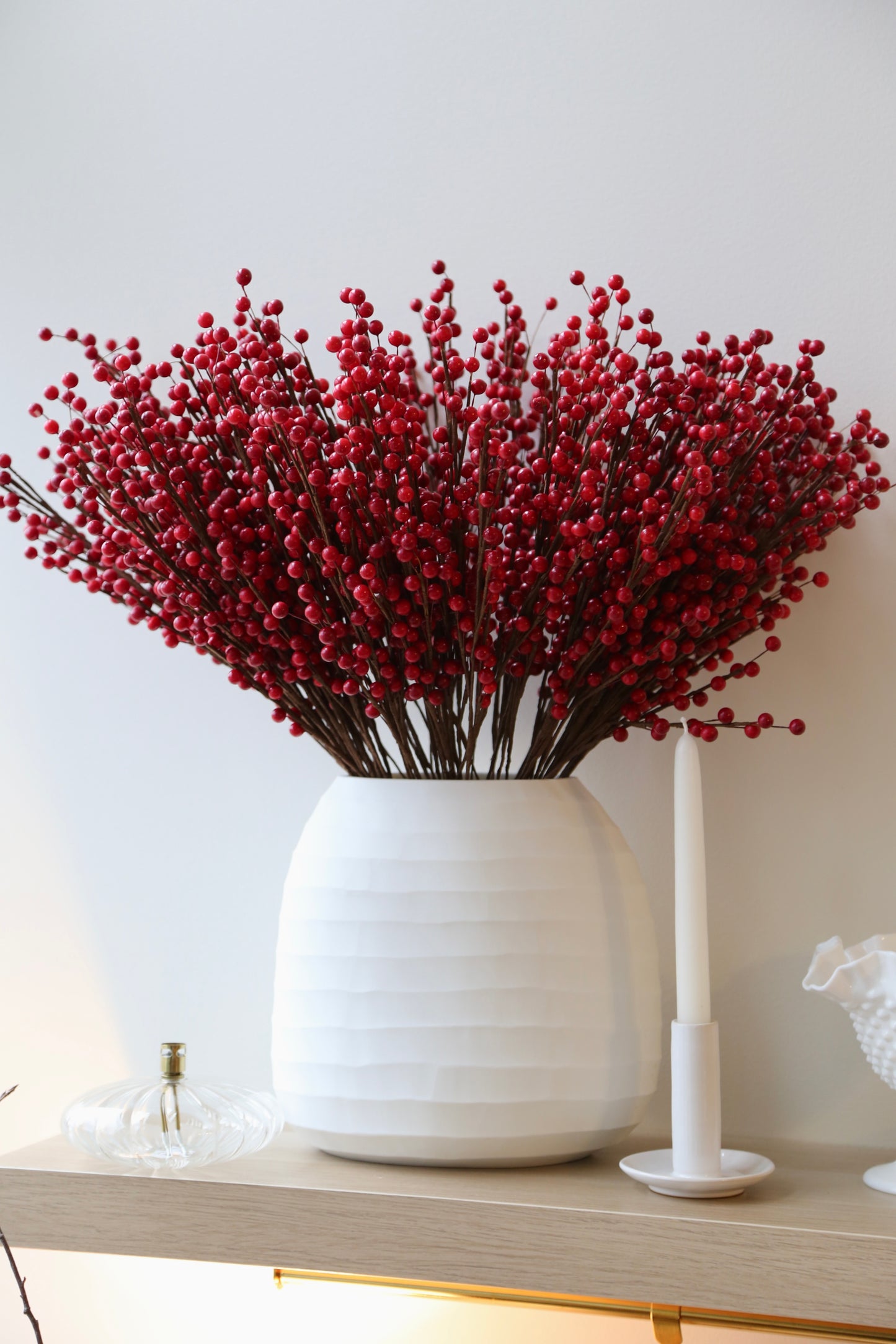 Red Berry Stem - 22''