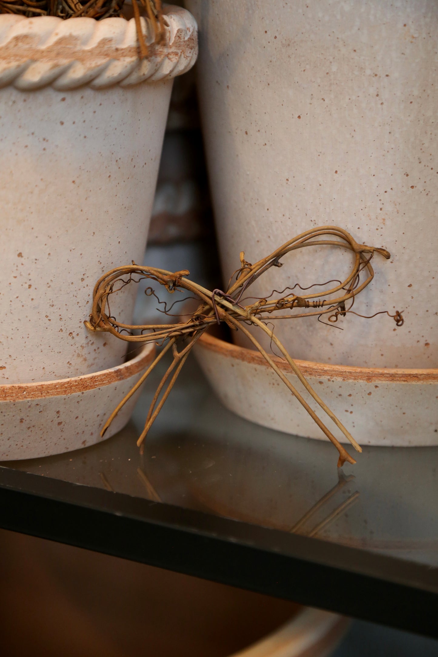 Natural Grapevine Twig Bow 3.5''