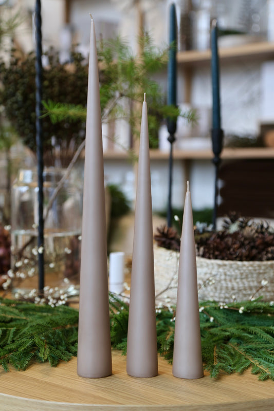 Cone Candle - Nougat Note