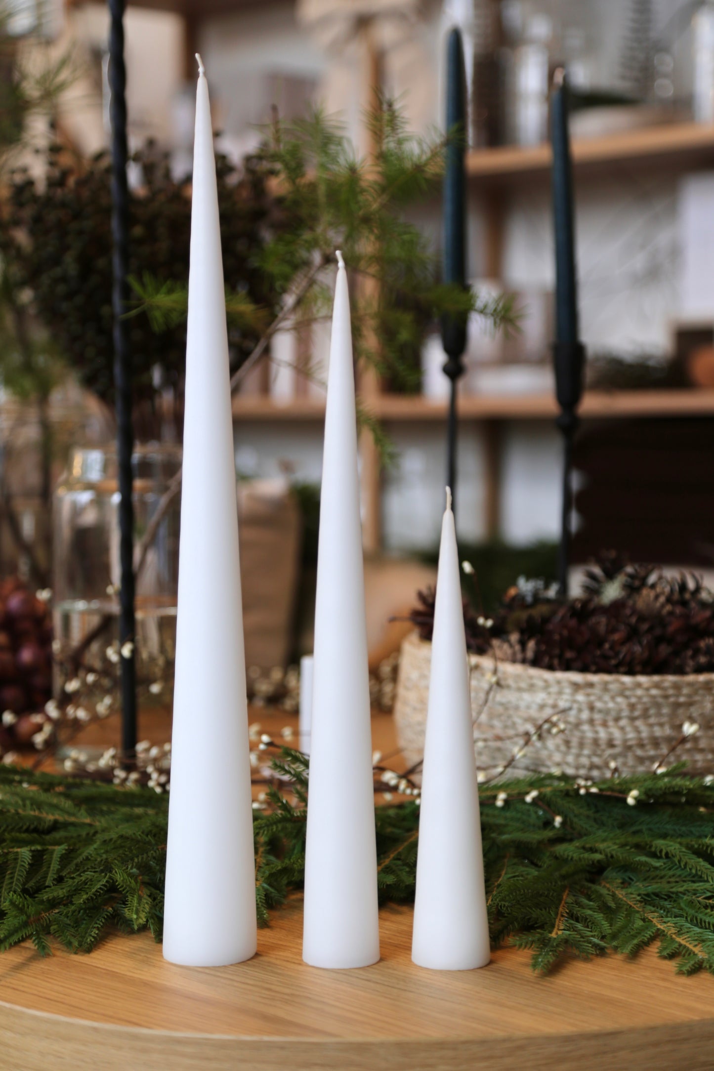 Cone Candle - Pure White