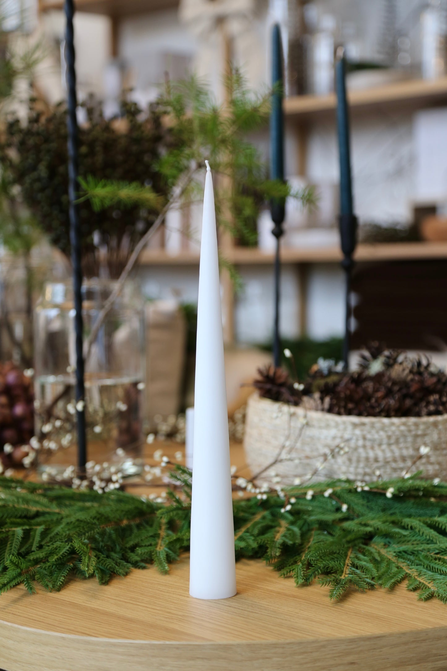 Cone Candle - Pure White