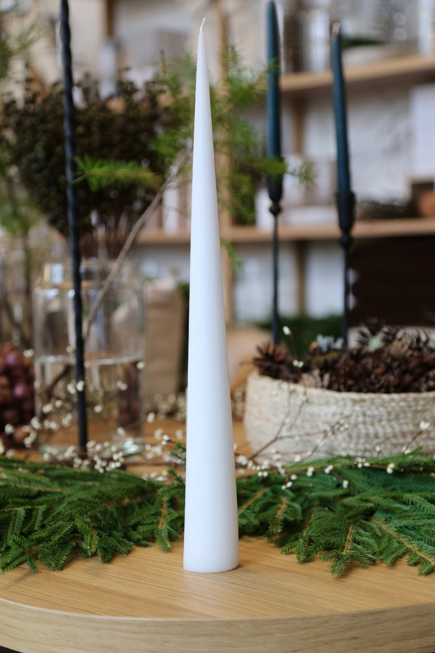 Cone Candle - Pure White