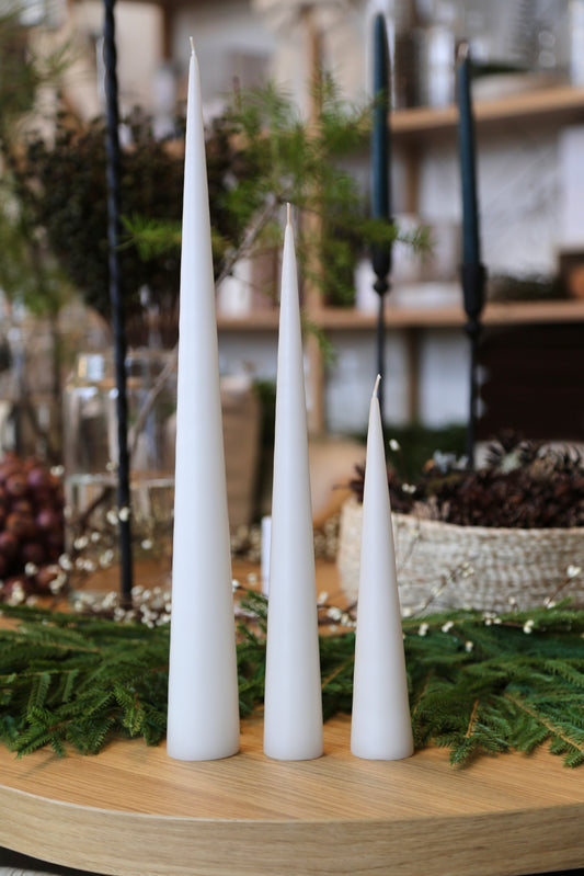 Cone Candle - Ivory