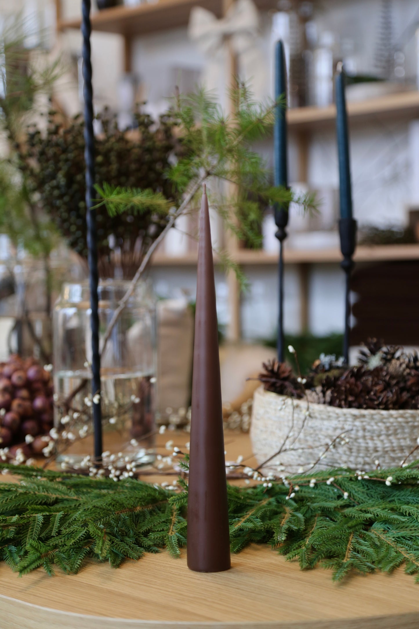 Cone Candle - Hazelnut