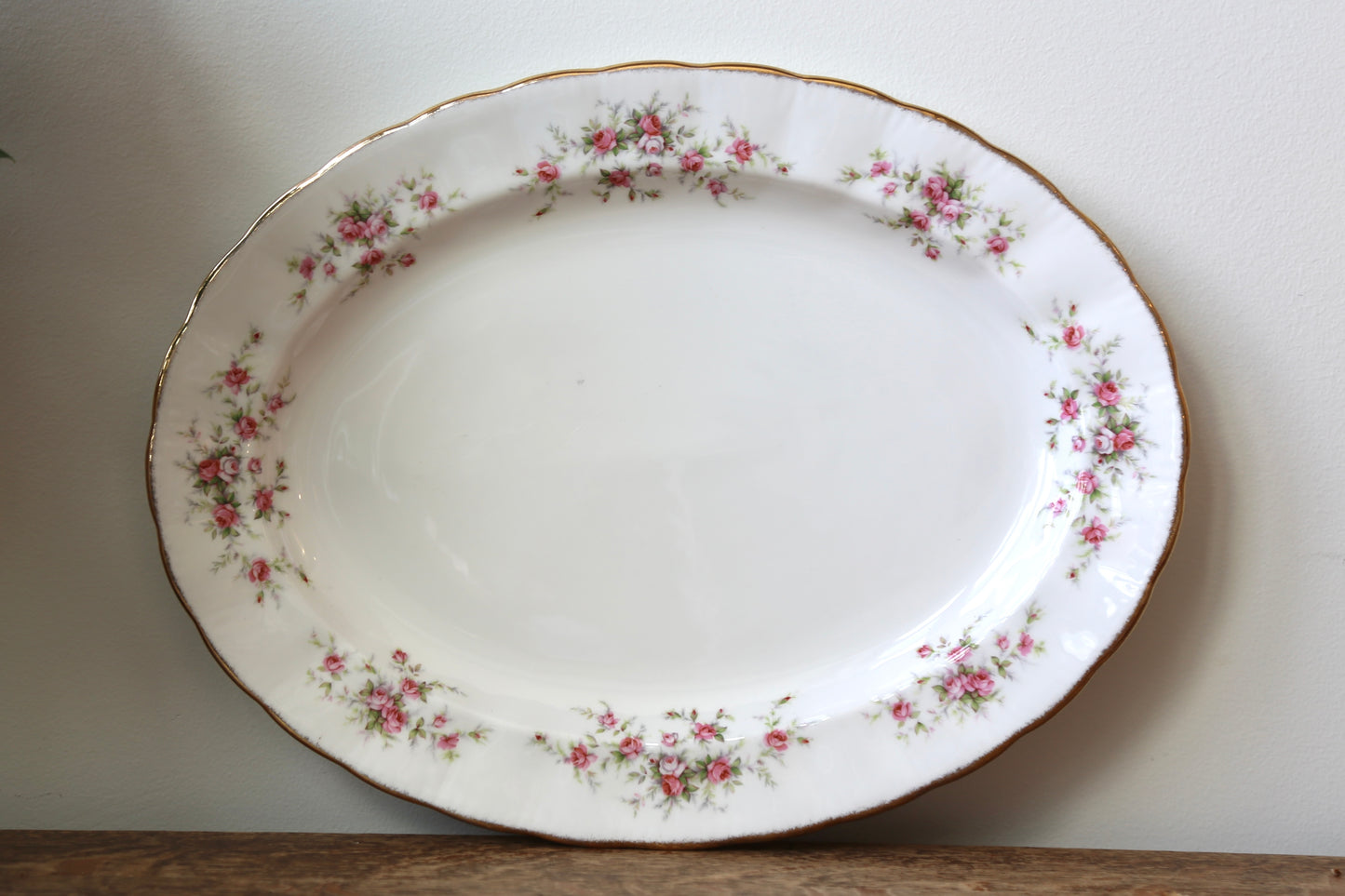 Victoriana Rose Oval Platter