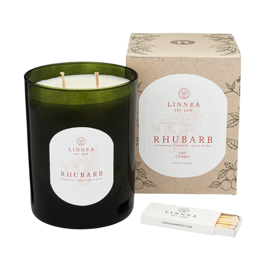 Rhubarb Candle