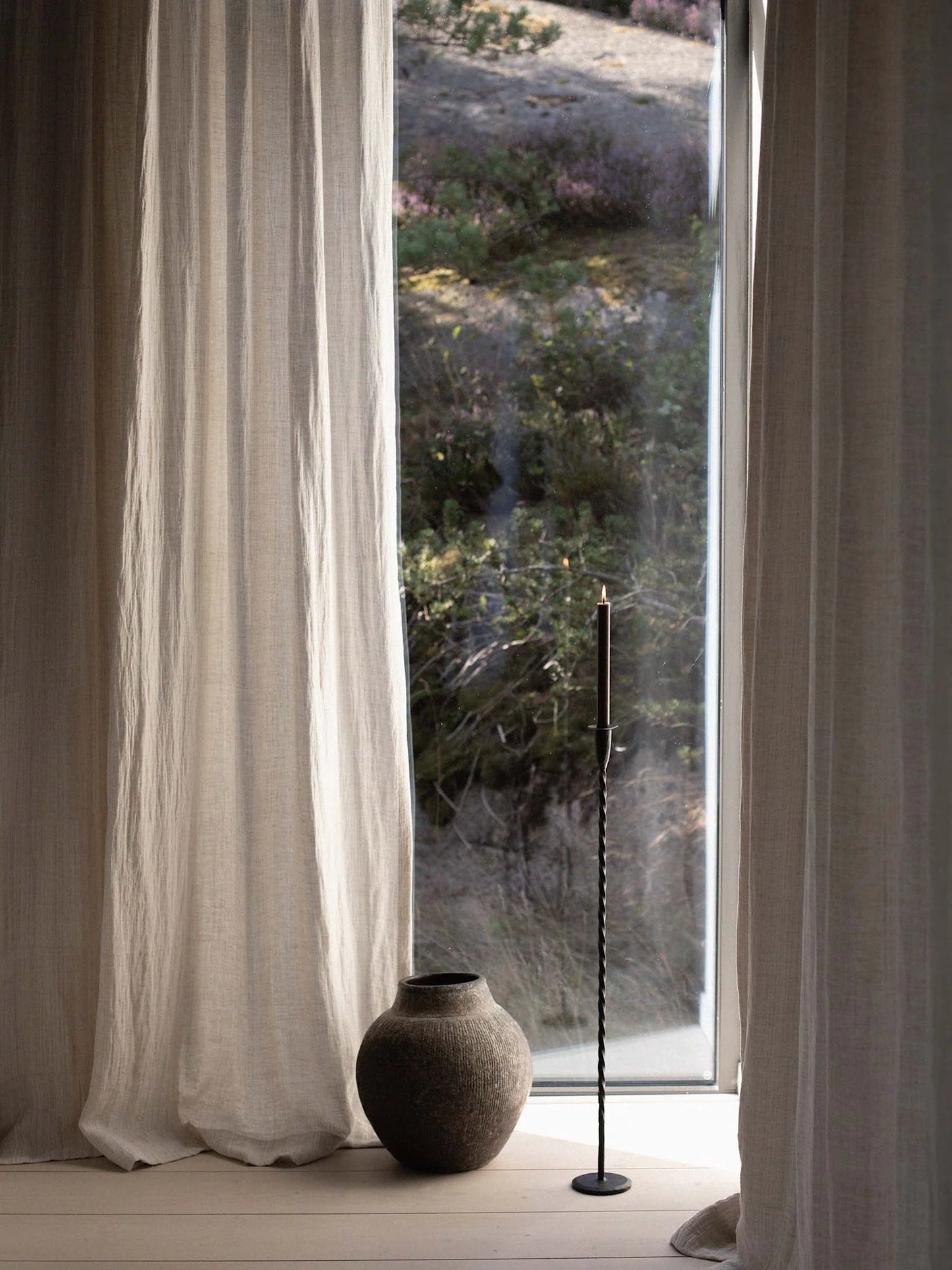 Twist Floor Candle Holder - 80 cm