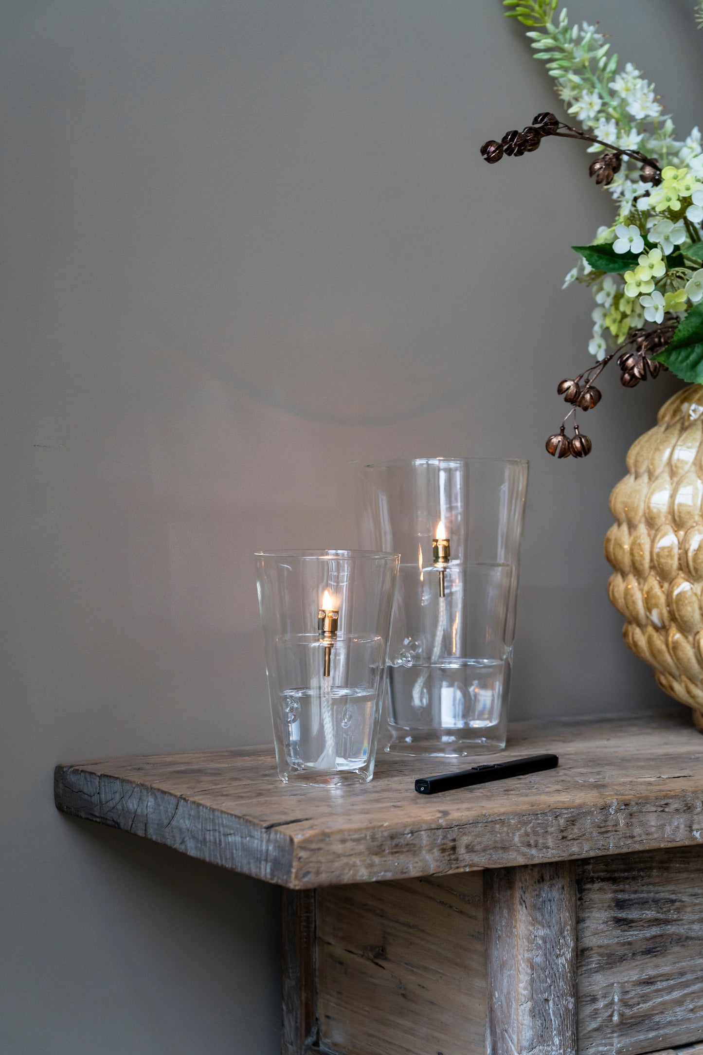 Windshelter Conical Clear Oil Lamp