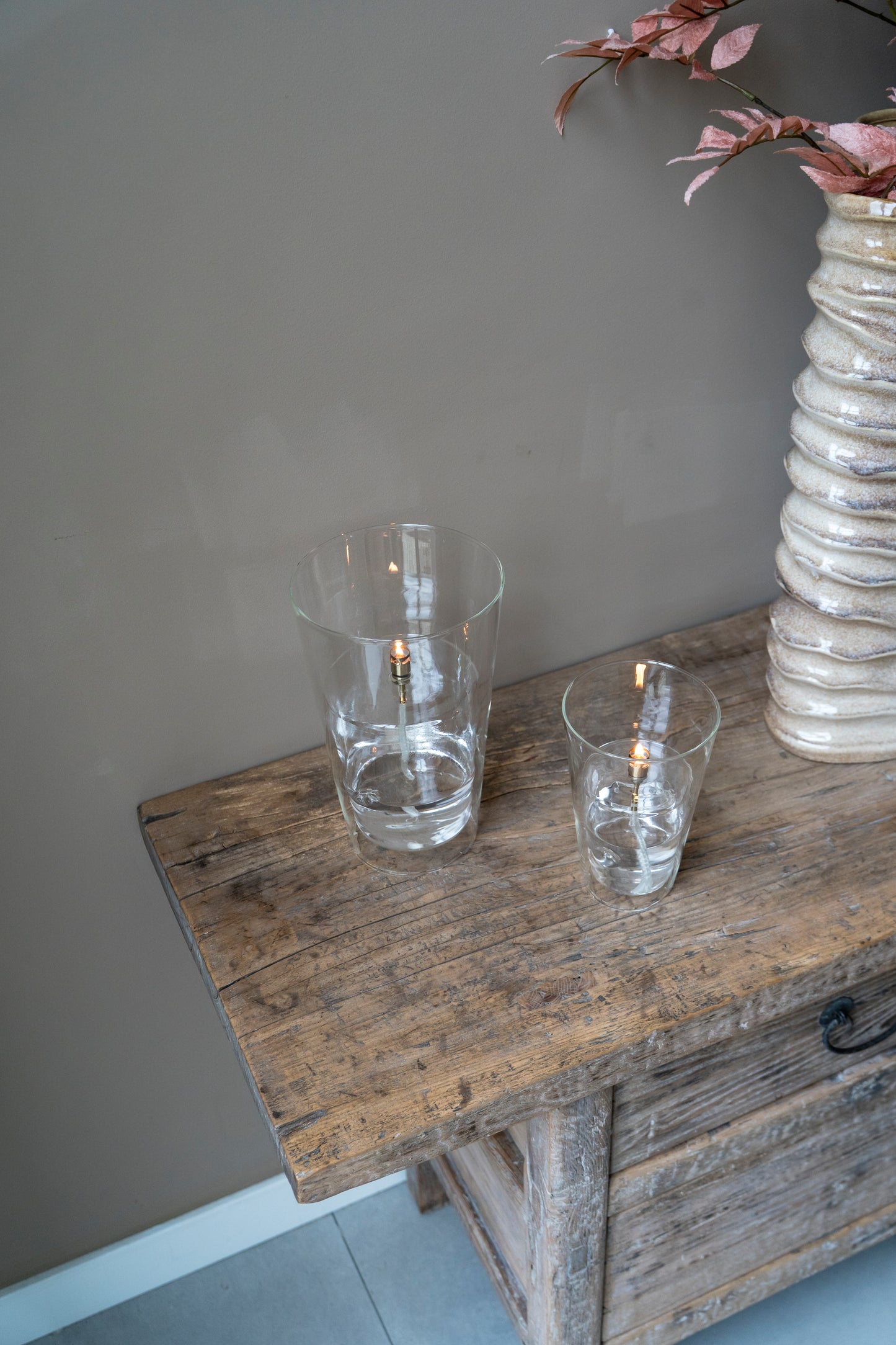 Windshelter Conical Clear Oil Lamp