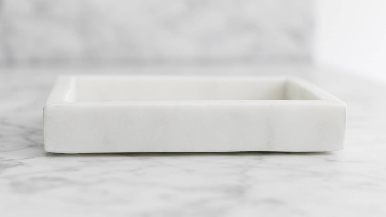 Estonia marble soap dish