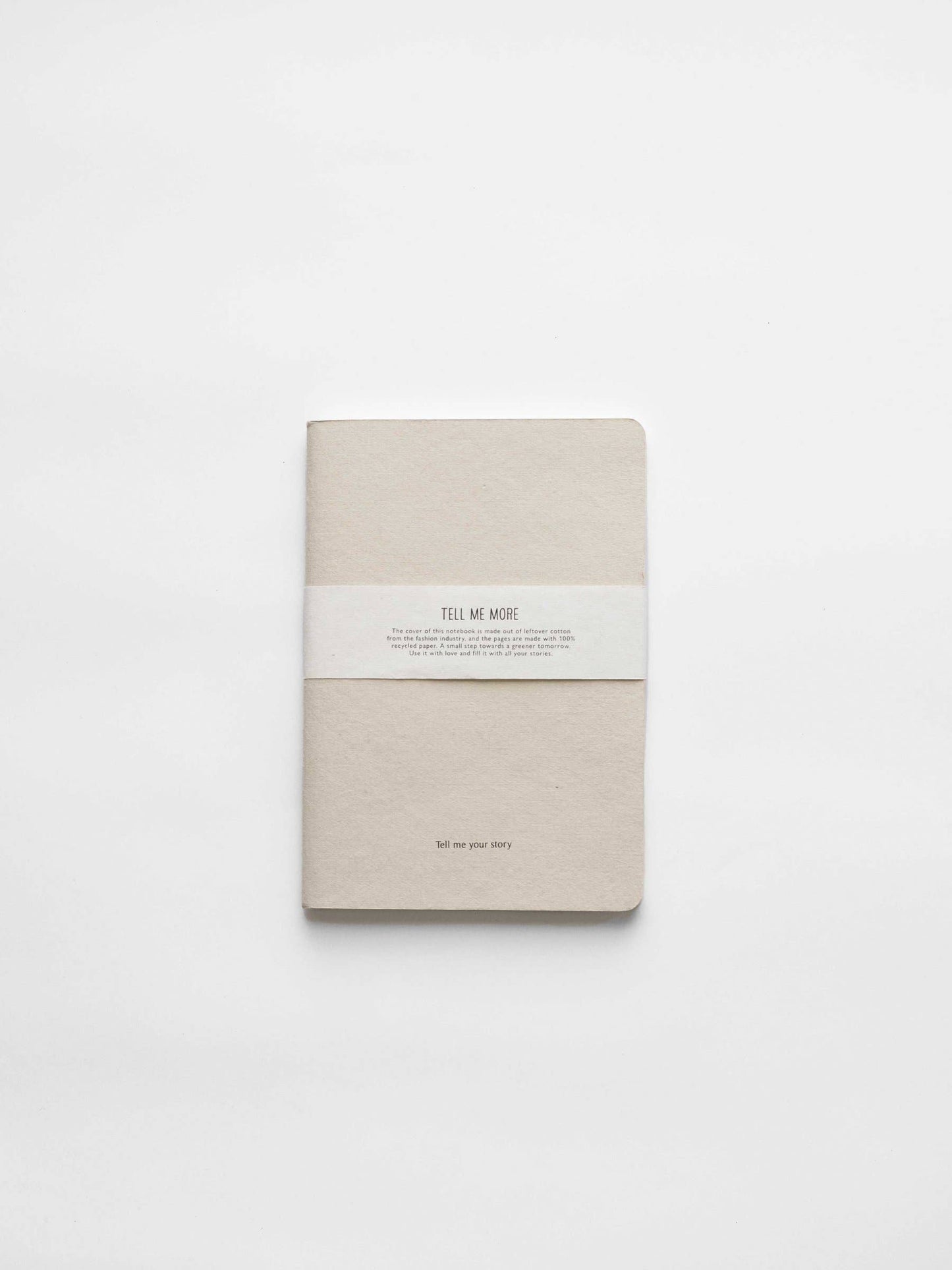 Recycled Paper Notebook - Wheat