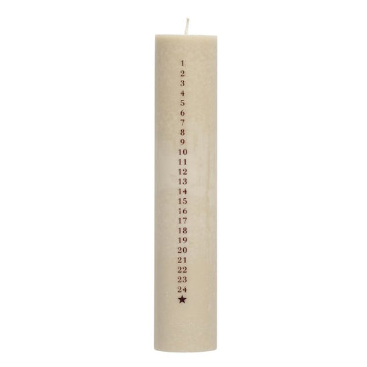 Advent Stearin candle