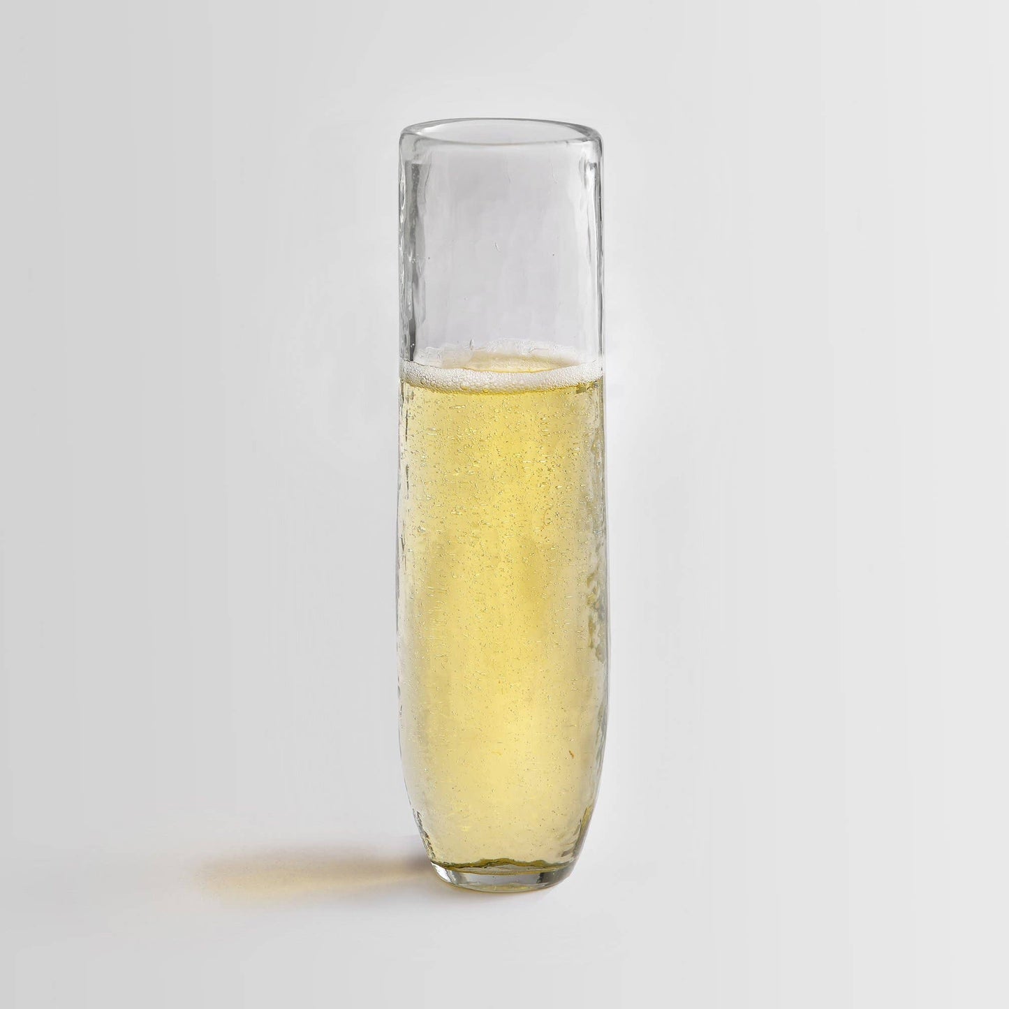 Pebbled Champagne Flutes