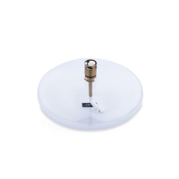 Clear Disc Oil Lamp