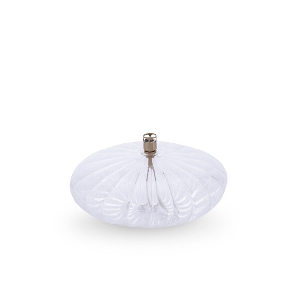 Elegant Clear Disc Oil Lamp