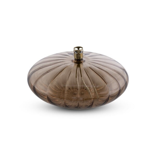 Elegant Champagne Disc Oil Lamp