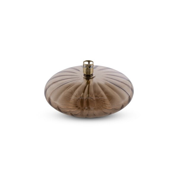 Elegant Champagne Disc Oil Lamp