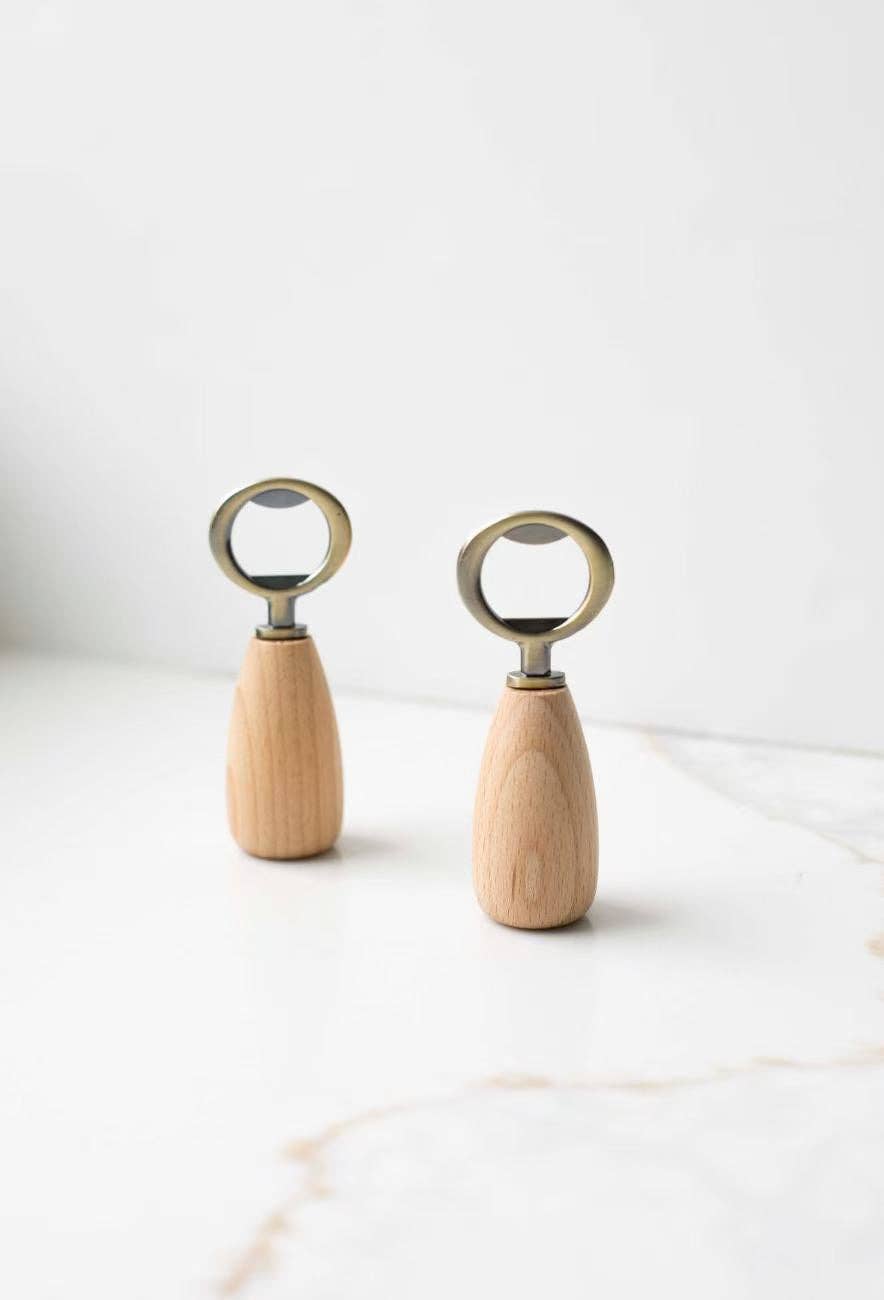 vintage wooden bottle opener