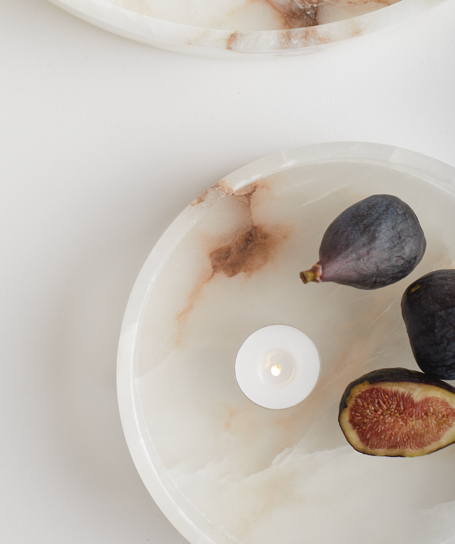 Santo Alabaster Vanity Tray