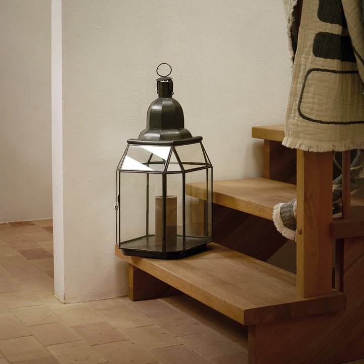 Lanocta Oxidised Brass Lantern